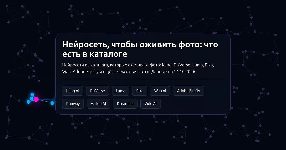 AI Expertise article: AI tools that animate photos — Kling AI, PixVerse, Luma, Pika, Wan AI, Adobe Firefly and more